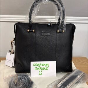 NWT Pom Pom London Greenwich Tote Bag Black